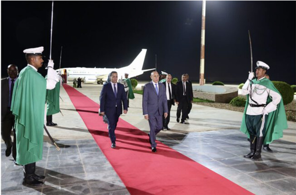 Le Président de la République regagne à Nouakchott après avoir participé au 38ème Sommet de l’Union Africaine à Addis Abeba