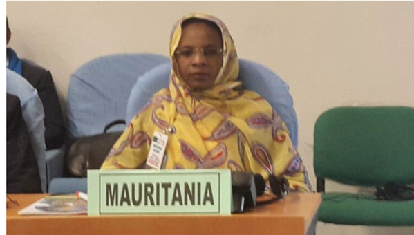 La déléguée de la Mauritanie auprès de l’Union africaine représente la Première Dame à une réunion de l’Organisation des Premières Dames d’Afrique