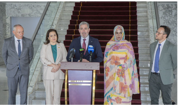 Président du Gouvernement des Iles Canaries : La rencontre avec la plus haute autorité de Mauritanie est un grand succès de notre visite Président du Gouvernement des Iles Canaries : La rencontre avec la plus haute autorité de Mauritanie est un grand succès de notre visite