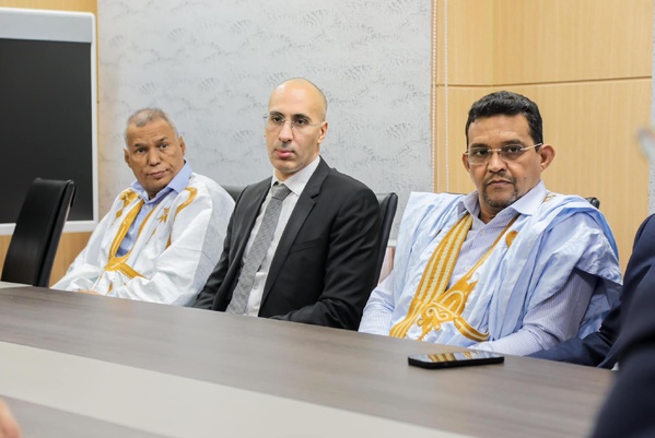 Le Délégué Général à la Solidarité Nationale félicite le patronat mauritanien pour sa prompte réponse à l’appel du Président de la République Le Délégué Général à la Solidarité Nationale félicite le patronat mauritanien pour sa prompte réponse à l’appel du Président de la République