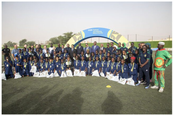 Lancement de la FIFA Talents Academy en Mauritanie et début des travaux d’agrandissement du stade Cheikha Ould Boïdiya Lancement de la FIFA Talents Academy en Mauritanie et début des travaux d’agrandissement du stade Cheikha Ould Boïdiya