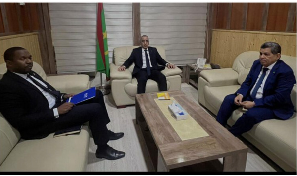 Le ministre de l’Intérieur reçoit le chef de la mission de l’OIM en Mauritanie Le ministre de l’Intérieur reçoit le chef de la mission de l’OIM en Mauritanie