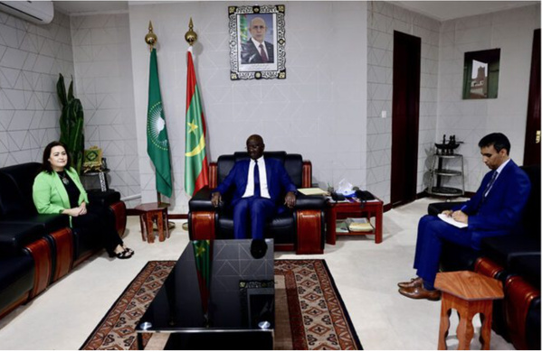 Le ministre des Affaires étrangères reçoit l’ambassadrice du Royaume d’Espagne Le ministre des Affaires étrangères reçoit l’ambassadrice du Royaume d’Espagne