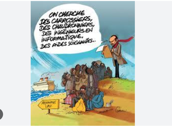 Le Président du Mécanisme visite les centres d’accueil temporaire des migrants clandestins à Nouakchott Le Président du Mécanisme visite les centres d’accueil temporaire des migrants clandestins à Nouakchott