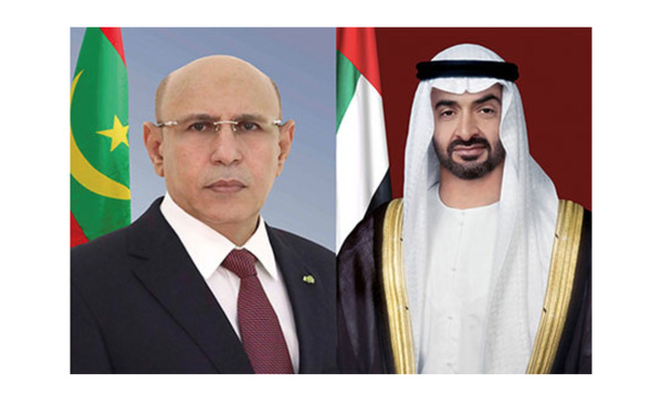 Le Président de la République reçoit un appel téléphonique de son frère Son Altesse Cheikh Mohamed Ben Zayed Al Nahyane Le Président de la République reçoit un appel téléphonique de son frère Son Altesse Cheikh Mohamed Ben Zayed Al Nahyane