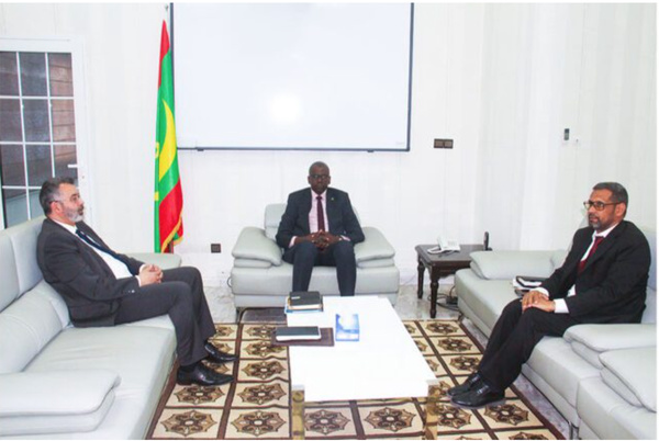 Le ministre délégué chargé du Budget reçoit le représentant résident du Fonds monétaire international