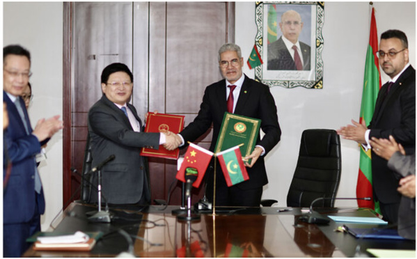 Signature d’un accord de coopération économique et technique entre la Mauritanie et la Chine Signature d’un accord de coopération économique et technique entre la Mauritanie et la Chine