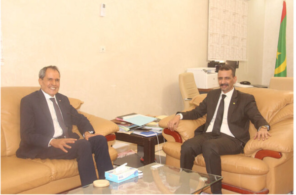 Le ministre de la Culture reçoit l’ambassadeur du Maroc Le ministre de la Culture reçoit l’ambassadeur du Maroc