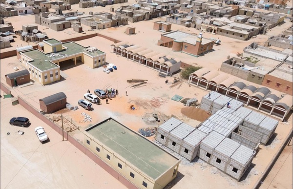 Taazour : une délégation gouvernementale s’informe sur les travaux de construction d’établissements d’enseignement à Nouakchott Taazour : une délégation gouvernementale s’informe sur les travaux de construction d’établissements d’enseignement à Nouakchott