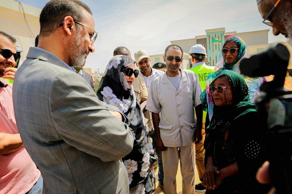 Taazour : une délégation gouvernementale s’informe sur les travaux de construction d’établissements d’enseignement à Nouakchott Taazour : une délégation gouvernementale s’informe sur les travaux de construction d’établissements d’enseignement à Nouakchott