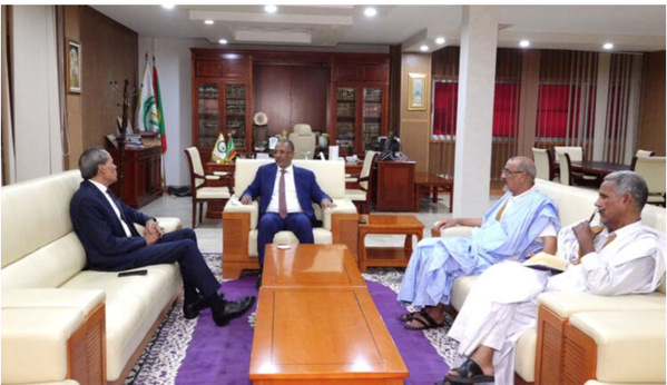 Le président du patronat reçoit l’ambassadeur du Maroc Le président du patronat reçoit l’ambassadeur du Maroc