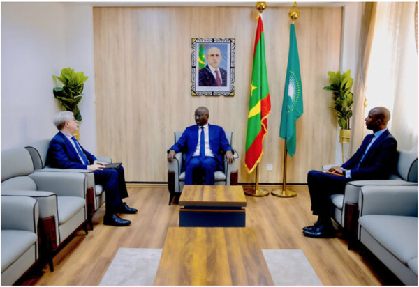 Le ministre des Affaires étrangères reçoit l’ambassadeur chef de la délégation de l’Union européenne en Mauritanie Le ministre des Affaires étrangères reçoit l’ambassadeur chef de la délégation de l’Union européenne en Mauritanie