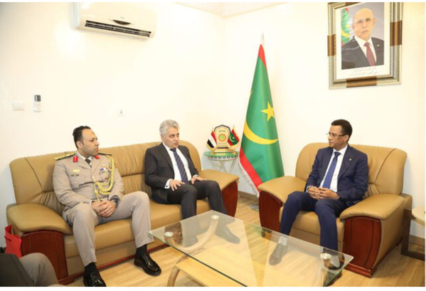 Le Ministre de la Pêche, des Infrastructures Maritimes et Portuaires s’entretient avec l’Ambassadeur d’Egypte
