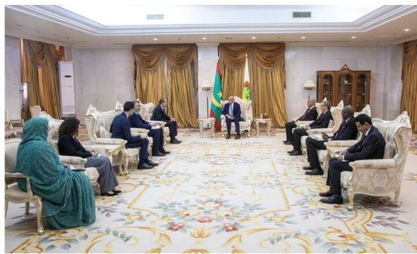 Le Président de la République reçoit une mission de haut niveau du Fonds Monétaire International Le Président de la République reçoit une mission de haut niveau du Fonds Monétaire International