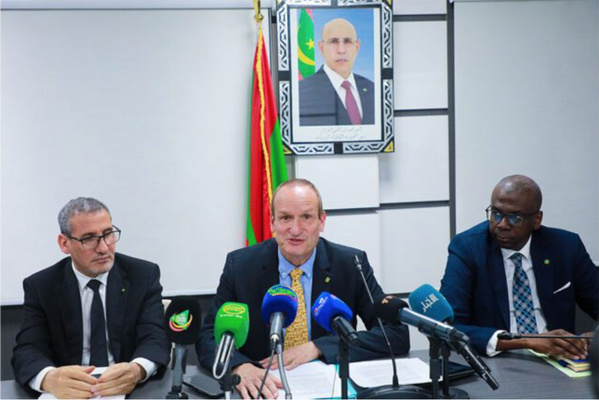 Le Gouverneur de la Banque Centrale informe la mission du FMI des efforts déployés par la Mauritanie pour maintenir la stabilité macroéconomique