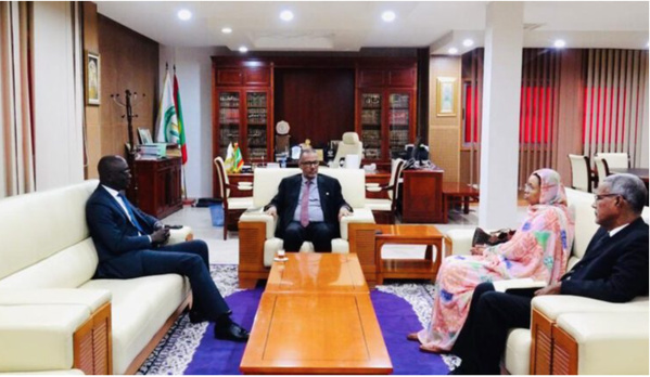 Le président du patronat s’entretient avec l’ambassadeur du Sénégal des préparatifs de la réunion du Conseil d’affaires des deux pays