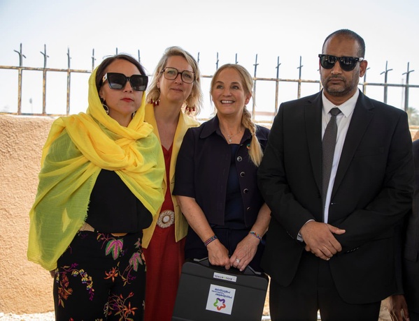 Le Centre Hospitalier National inaugure une unité mobile de traitement de l’eau avec un appui français pour améliorer la qualité des services de santé Le Centre Hospitalier National inaugure une unité mobile de traitement de l’eau avec un appui français pour améliorer la qualité des services de santé