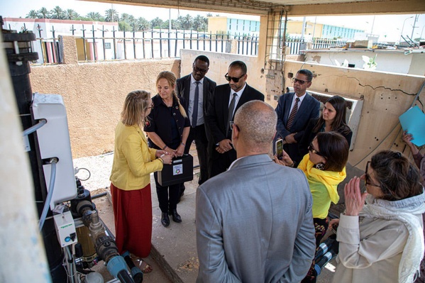 Le Centre Hospitalier National inaugure une unité mobile de traitement de l’eau avec un appui français pour améliorer la qualité des services de santé Le Centre Hospitalier National inaugure une unité mobile de traitement de l’eau avec un appui français pour améliorer la qualité des services de santé