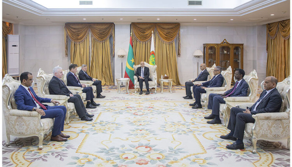 Le Président de la République reçoit une délégation de BP Le Président de la République reçoit une délégation de BP