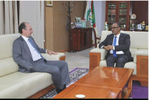 Le président du patronat mauritanien s’entretient avec l’ambassadeur d’Espagne Le président du patronat mauritanien s’entretient avec l’ambassadeur d’Espagne