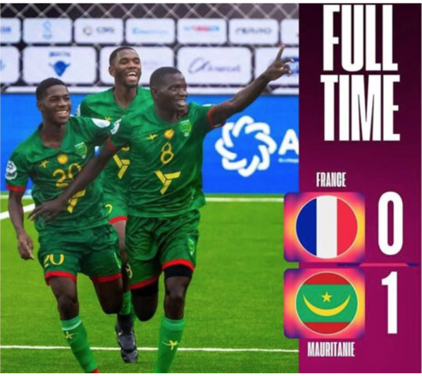 Coupe du monde de mini-football : L’équipe mauritanienne a éliminé son homologue française Coupe du monde de mini-football : L’équipe mauritanienne a éliminé son homologue française