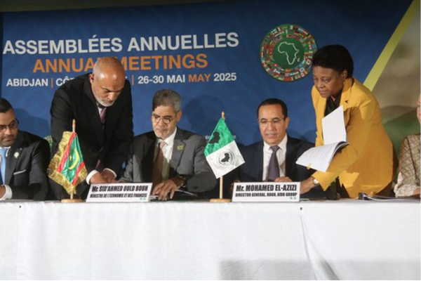La Mauritanie et la Banque africaine de développement signent trois accords de financement d’une valeur de 30 millions de dollars US