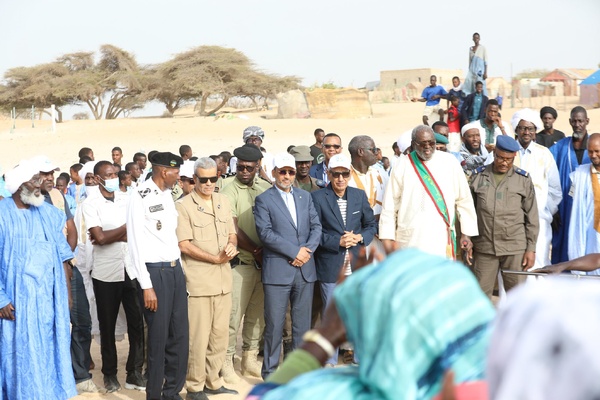 Trarza : le délégué général à TAAZOUR visite des projets de développement Trarza : le délégué général à TAAZOUR visite des projets de développement