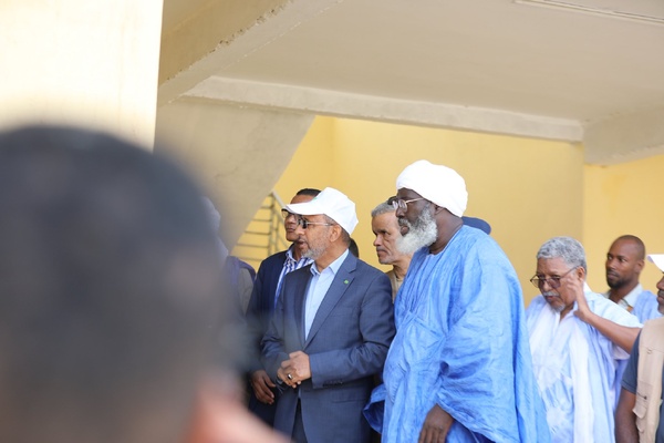 Trarza : le délégué général à TAAZOUR visite des projets de développement Trarza : le délégué général à TAAZOUR visite des projets de développement