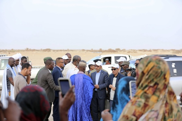 Trarza : le délégué général à TAAZOUR visite des projets de développement Trarza : le délégué général à TAAZOUR visite des projets de développement