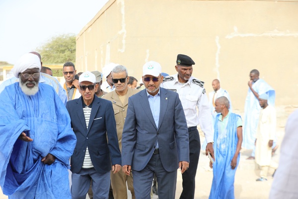 Trarza : le délégué général à TAAZOUR visite des projets de développement Trarza : le délégué général à TAAZOUR visite des projets de développement