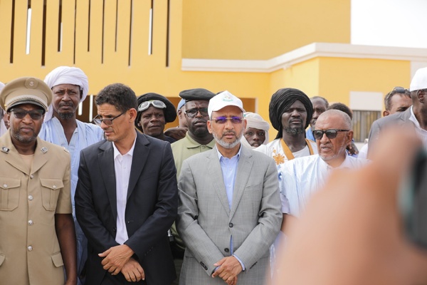 Le délégué général à la solidarité inaugure une école intégrée dans la commune de Jiki, à Amourj Le délégué général à la solidarité inaugure une école intégrée dans la commune de Jiki, à Amourj