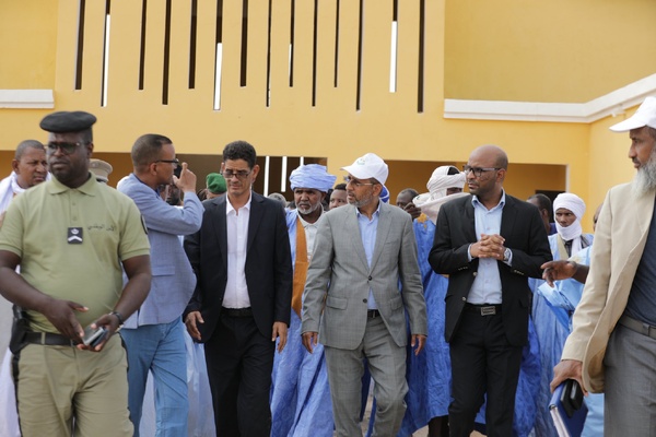 Le délégué général à la solidarité inaugure une école intégrée dans la commune de Jiki, à Amourj Le délégué général à la solidarité inaugure une école intégrée dans la commune de Jiki, à Amourj