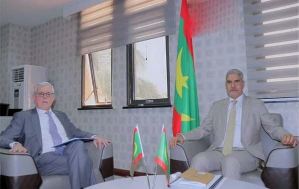 Le ministre de l’Economie et des Finances s’entretient avec l’ambassadeur de l’UE du renforcement du partenariat économique et financier Le ministre de l’Economie et des Finances s’entretient avec l’ambassadeur de l’UE du renforcement du partenariat économique et financier