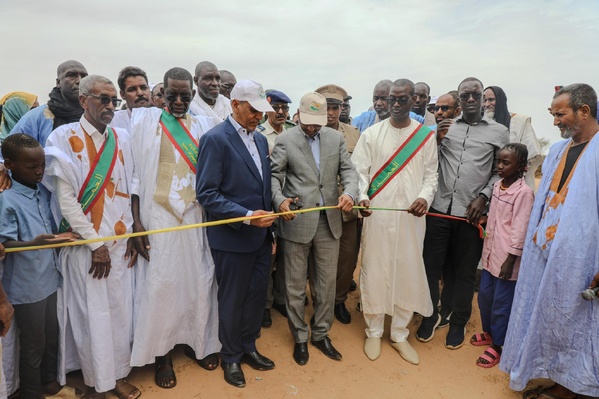 Le délégué général de Taazour lance des projets sociaux dans certaines communes du Gorgol Le délégué général de Taazour lance des projets sociaux dans certaines communes du Gorgol
