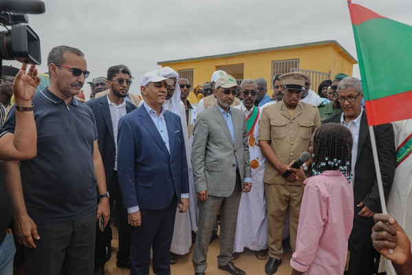 Le délégué général de Taazour lance des projets sociaux dans certaines communes du Gorgol Le délégué général de Taazour lance des projets sociaux dans certaines communes du Gorgol