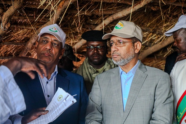 Le délégué général de Taazour lance des projets sociaux dans certaines communes du Gorgol Le délégué général de Taazour lance des projets sociaux dans certaines communes du Gorgol