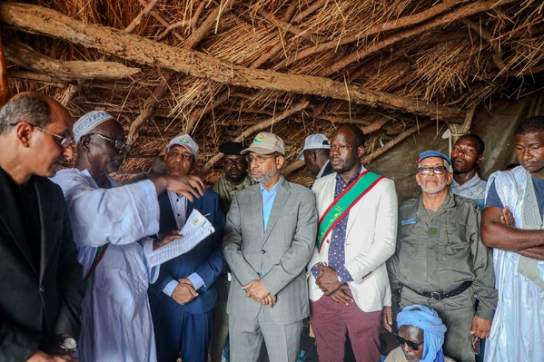 Le délégué général de Taazour lance des projets sociaux dans certaines communes du Gorgol Le délégué général de Taazour lance des projets sociaux dans certaines communes du Gorgol