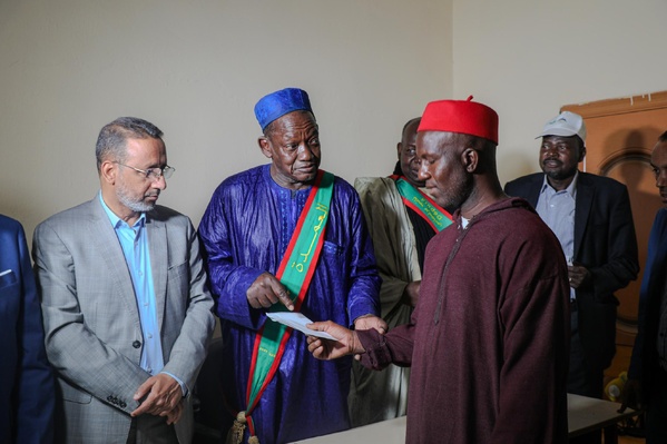 Le délégué général de Taazour lance des projets sociaux dans certaines communes du Gorgol Le délégué général de Taazour lance des projets sociaux dans certaines communes du Gorgol