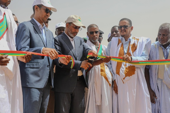 Le délégué général de TAAZOUR supervise le lancement de projets sociaux au Brakna Le délégué général de TAAZOUR supervise le lancement de projets sociaux au Brakna