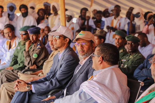 Le délégué général de TAAZOUR supervise le lancement de projets sociaux au Brakna Le délégué général de TAAZOUR supervise le lancement de projets sociaux au Brakna