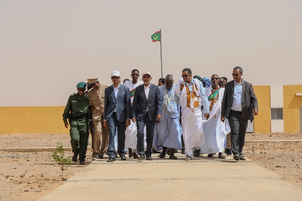 Le délégué général de TAAZOUR supervise le lancement de projets sociaux au Brakna Le délégué général de TAAZOUR supervise le lancement de projets sociaux au Brakna