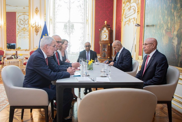 Le Président de la République rencontre le Président autrichien