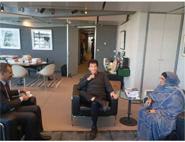 Le ministre de la Culture rencontre à Paris le président de l’Institut du Monde Arabe pour discuter des préparatifs de la Semaine culturelle mauritanienne Le ministre de la Culture rencontre à Paris le président de l’Institut du Monde Arabe pour discuter des préparatifs de la Semaine culturelle mauritanienne