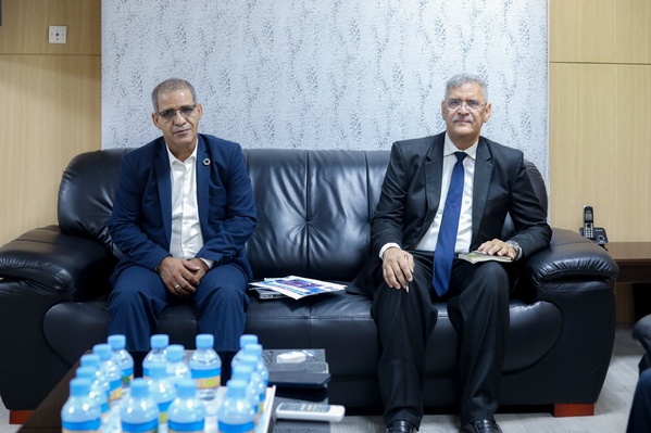 Le délégué général de TAAZOUR s’entretient avec le représentant du PNUD en Mauritanie Le délégué général de TAAZOUR s’entretient avec le représentant du PNUD en Mauritanie