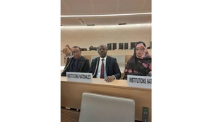 Le président de la CNDH prononce un discours lors de la 59ème session du Conseil des droits de l’homme à Genève. Le président de la CNDH prononce un discours lors de la 59ème session du Conseil des droits de l’homme à Genève.
