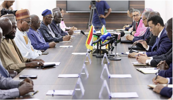 Le premier ministre co-préside avec le vice-président gambien l’ouverture de la 6e session de la Commission mixte mauritano-gambienne
