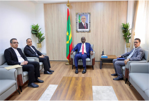 Le ministre des Affaires étrangères reçoit l’ambassadeur d’Iran Le ministre des Affaires étrangères reçoit l’ambassadeur d’Iran