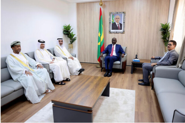 Le ministre des Affaires étrangères s’entretient avec plusieurs ambassadeurs des pays du Conseil de coopération du Golfe