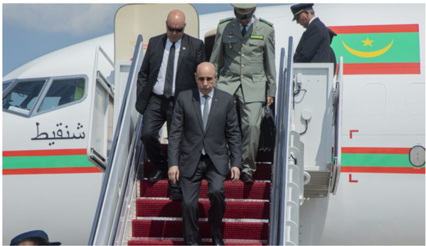 Le Président de la République arrive à Washington Le Président de la République arrive à Washington