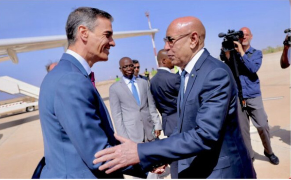 Arrivée à Nouakchott du Premier ministre espagnol